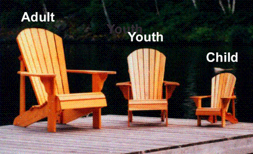 Kids Adirondack Chair Plans