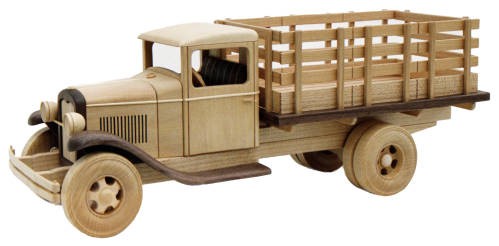 1929 Ford Stake Bed 19inch (Woodworking Plan)