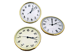 Clock Inserts 4 and 6 inches