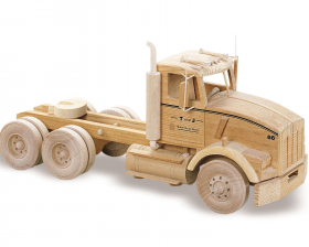 Woodworking Plans The KW Semi Tractor | Bear Woods Supply