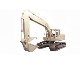 Excavator woodworking pattern | Bear Woods Supply