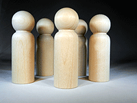 jumbo peg dolls