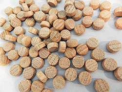 Oak Round Head Wood Plugs | Bear Woods Supply