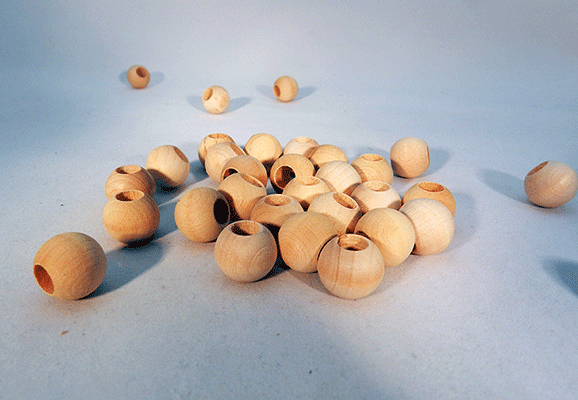 Wood Craft Bead 5/8 inch | Bear Woods Supply