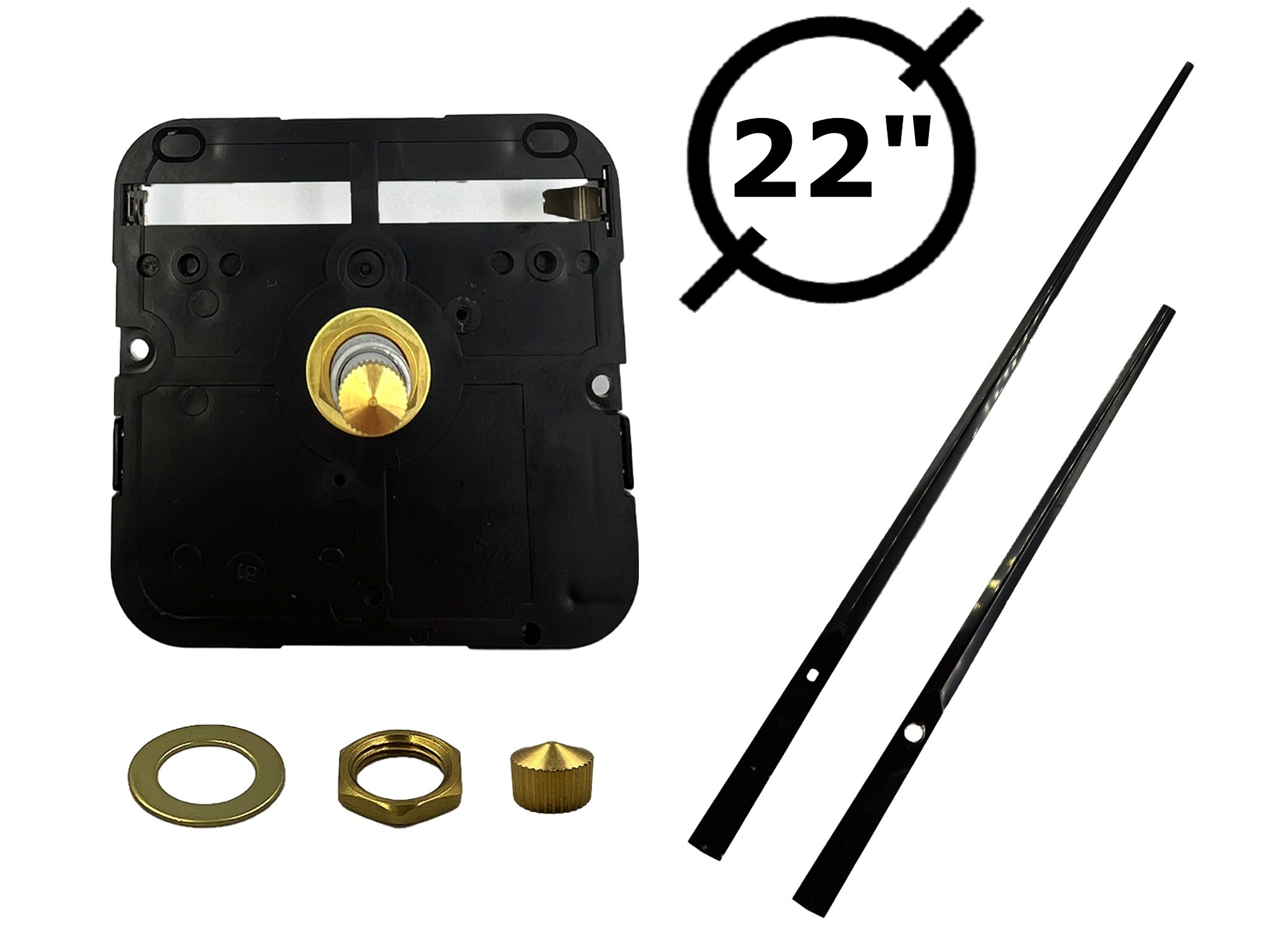 High Torque Clock Movements and Hands Bear Woods Supply