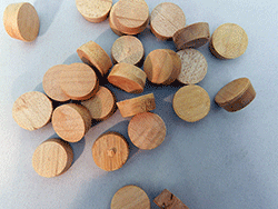 Side Grain Furniture Wood Floor Plugs | Bear Woods Supply