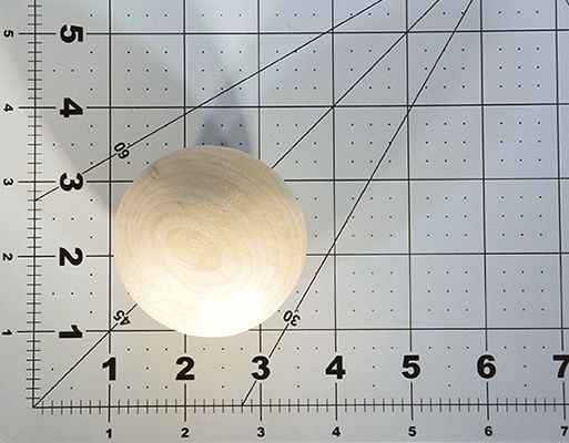 Wood Craft Ball 2-1/4 inch | Bear Woods Supply