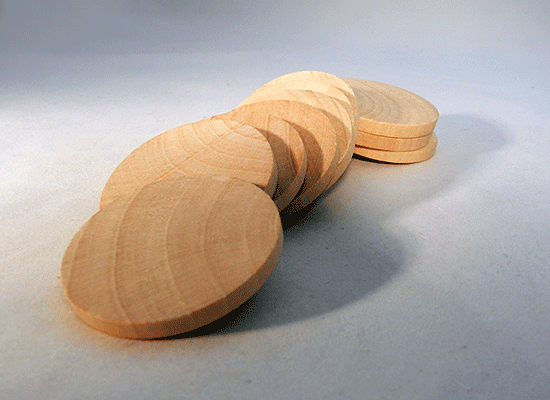 Wooden Discs For Crafts 1-3/4 inch | Bear Woods Supply