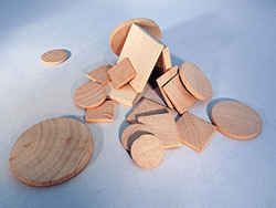 small wood craft squares