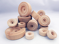 Wooden Treaded Wheels | Bear Woods Supply