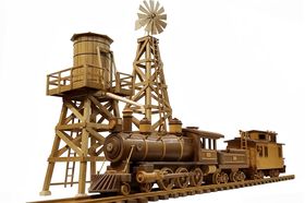 137-Water-Tower-Windmill woodworking pattern