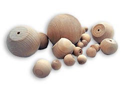 Wood ball knobs