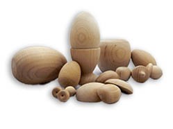 Wooden Eggs And Fruit | Bear Woods Supply