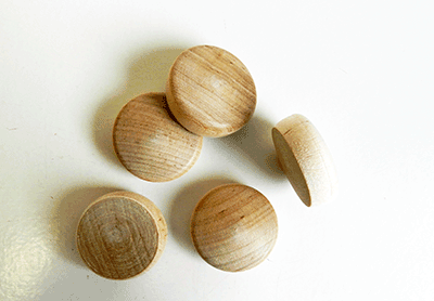 Buy round head wood plugs in Birch, Maple Oak | Bear Woods Canada