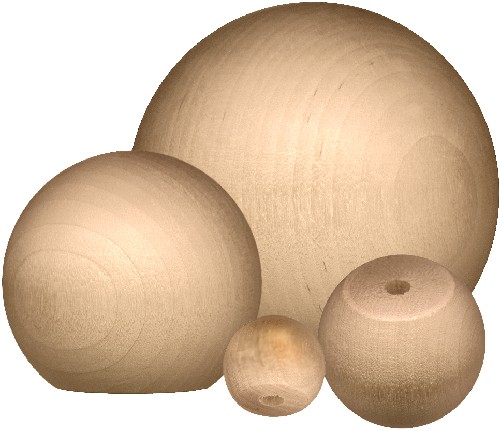 ball knobs, wooden ball knobs, unfinished hardwood ball knobs