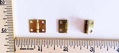 Buy brass plated butt hinges | Bear Woods Supply