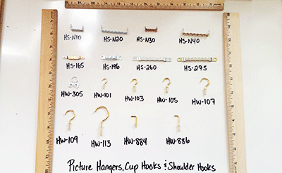 Cup Hooks - Buy brass plated Shoulder Hooks and Screw Eyes ...