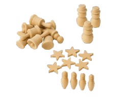 Buy wooden Christmas craft shapes | Bear Woods Supply