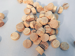 Pine Flathead Wood Plugs | Bear Woods Supply