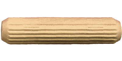 multi groove dowel pins, fluted dowels | Bear Woods Supply