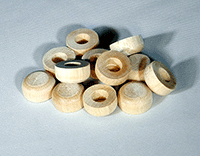 Wooden Hubcaps for models and toys