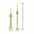 Brass Spade Clock Hands | Bear Woods Supply