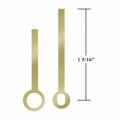 Brass Straight Clock Hands | Bear Woods Supply