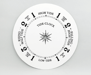 White Tide Clock Dial 8" | Bear Woods Supply