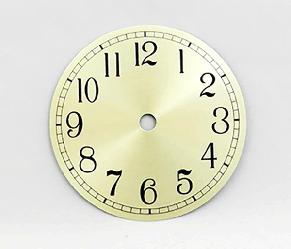 Gold Arabic Clock Dial 4-1/2" | Bear Woods Supply