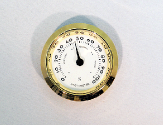 setting up a hygrometer