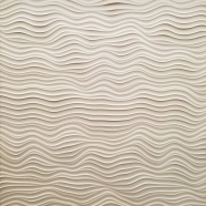 12" Square Sculpted Panel - Flow