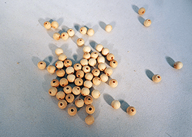 Wood Craft Bead 1/4 inch | Bear Woods Supply