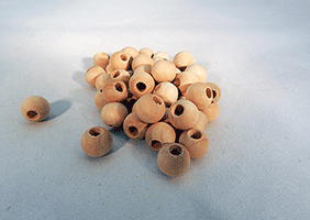 Wood Craft Bead 3/8 inch | Bear Woods Supply