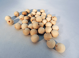 Wood Craft Bead 5/8 inch | Bear Woods Supply