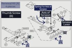 Replacement and Renewal Parts for Pegas Chuck Heads