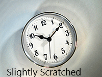 Scratched Clock Insert | Bear Woods Supply