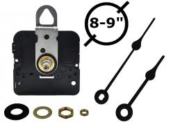 Takane Clock Motor, USA Made Standard Quartz Clock Mechanism with Hands for 8-9" Diameter Clock