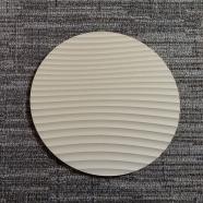 12" Round Sculpted Panel - Ridge