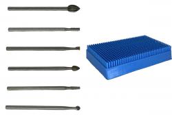 Rotary Tool Carving Bits and Burs Pack