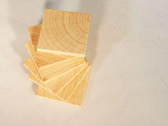 1-1/2" Wooden Tiles | Bear Woods Supply