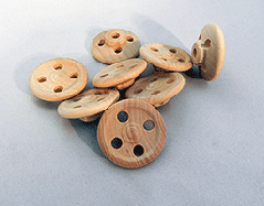 Wooden model steering wheel parts