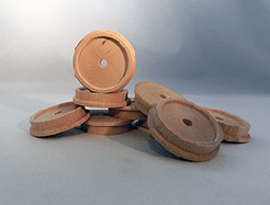 Toy Wooden Train Wheels 2-1/4 inch | Bear Woods Supply