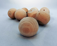 Wood Ball Knob 1-1/2 inch | Bear Woods Supply
