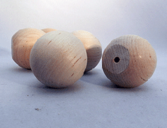 Wood Ball Knob 1-3/4 inch | Bear Woods Supply