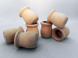 Wooden Candle Cups 1 inch | Bear Woods Supply