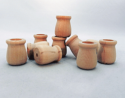 Wooden Candle Cups 3/4 inch | Bear Woods Supply
