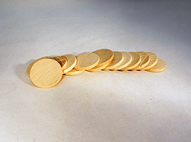 Wooden Discs For Crafts 1-1/8 inch | Bear Woods Supply