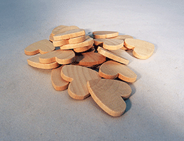 Wood Heart Cut-Out 1 inch | Bear Woods Supply