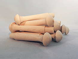 Wooden Birch Shaker Pegs 3-1/2 inch | Bear Woods Supply 