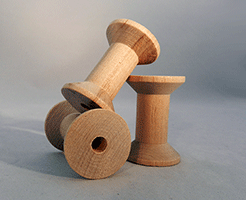 Wooden Spools 1-1516 inch | Bear Woods Supply